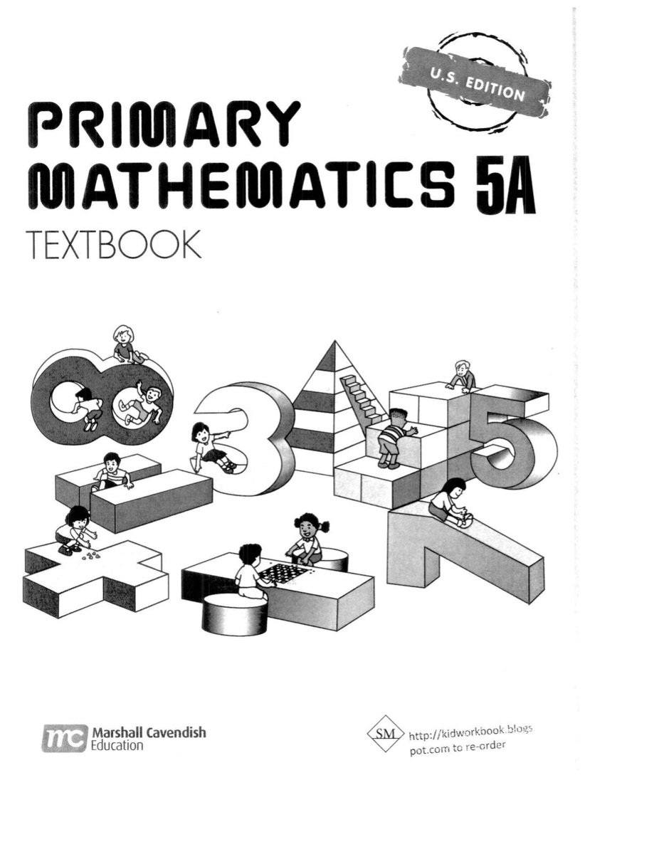 美版新加坡数学，包含1-6全套 Text book 和 Workbook 第 4 张