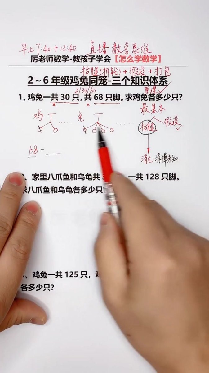 厉老师数学思维课 1～6年级全套 含讲义习题 第 2 张