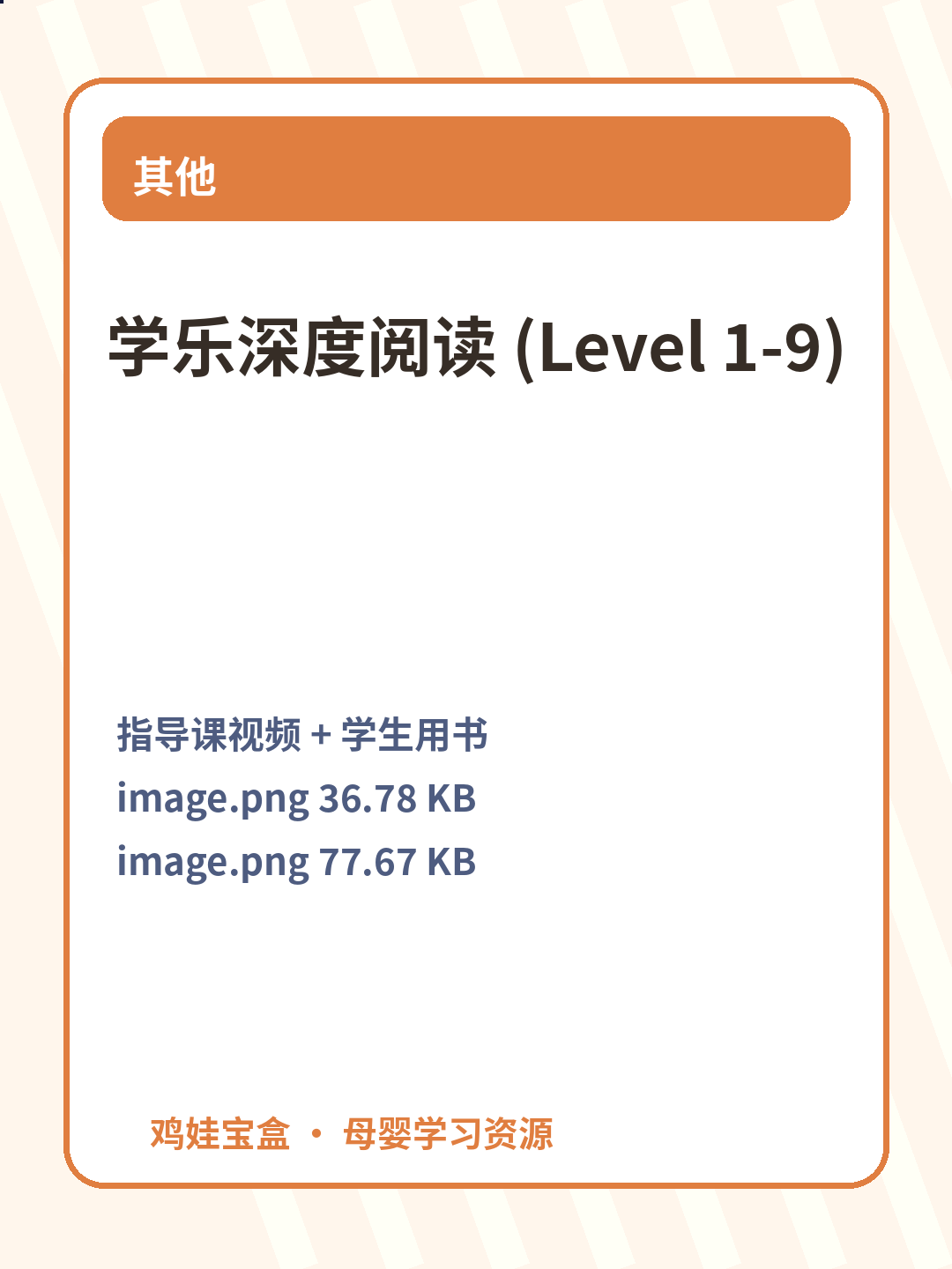 学乐深度阅读 (Level 1-9) 第 2 张
