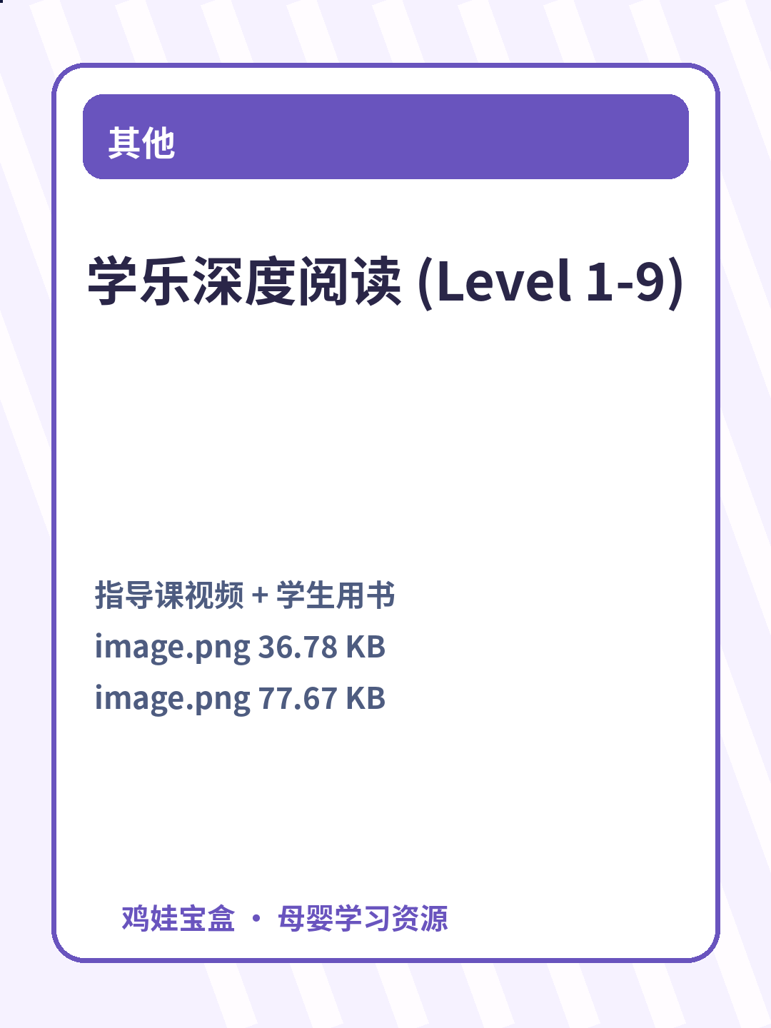 学乐深度阅读 (Level 1-9) 第 3 张