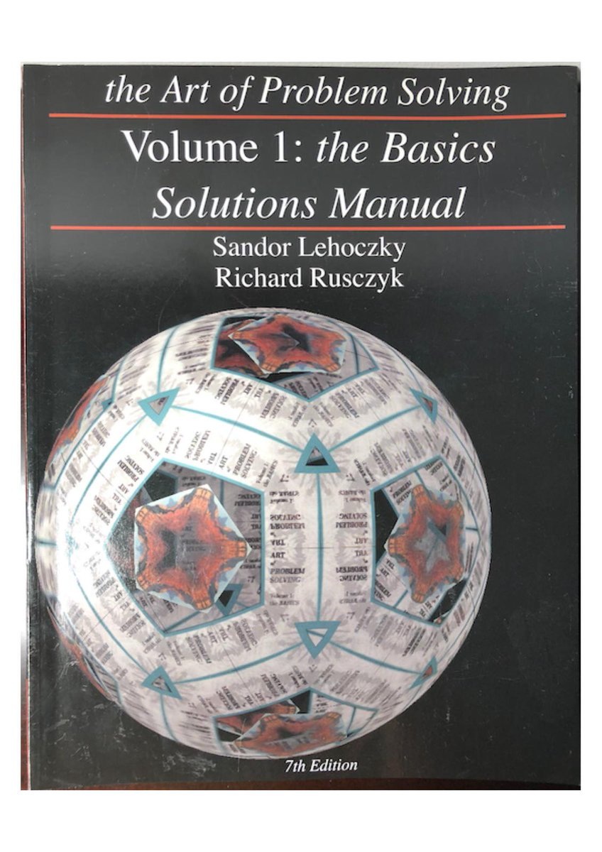 the art of problem solving （aops）系列数学英文原版全集 12本教材＋４本习题答案pdf 第 2 张